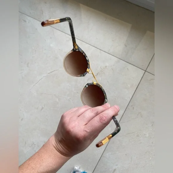 KREWE sunglasses ST. LOUIS CLASSICS COMO TO PETAL 24K - Picture 4 of 7